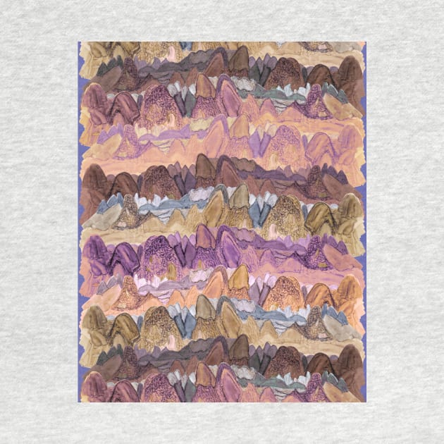 Spring Mountains Pattern by MitaDreamDesign